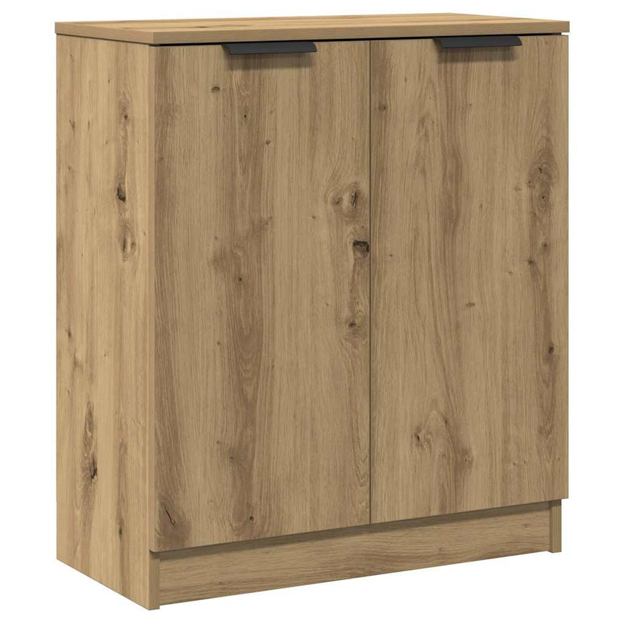 Dressoirs 3 st 60x30x70 cm bewerkt hout artisanaal eikenkleurig