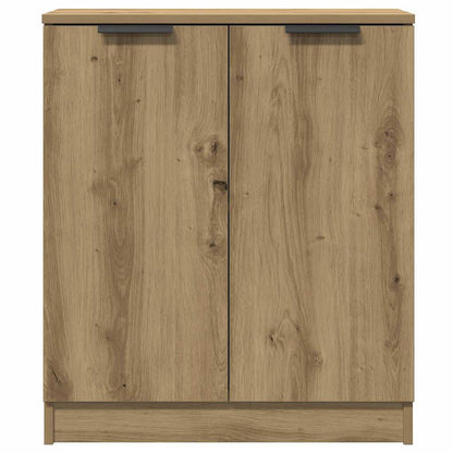 Dressoirs 3 st 60x30x70 cm bewerkt hout artisanaal eikenkleurig