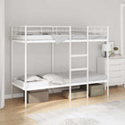 Stapelbed 75x190 cm staal wit