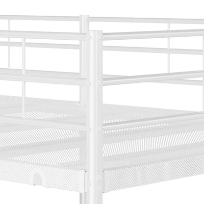 Stapelbed Zonder Matras Staal 80 x 200 cm Wit