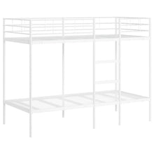 Stapelbed Zonder Matras Staal 90 x 200 cm Wit