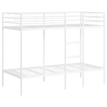 Stapelbed Zonder Matras Staal 100 x 190 cm Wit