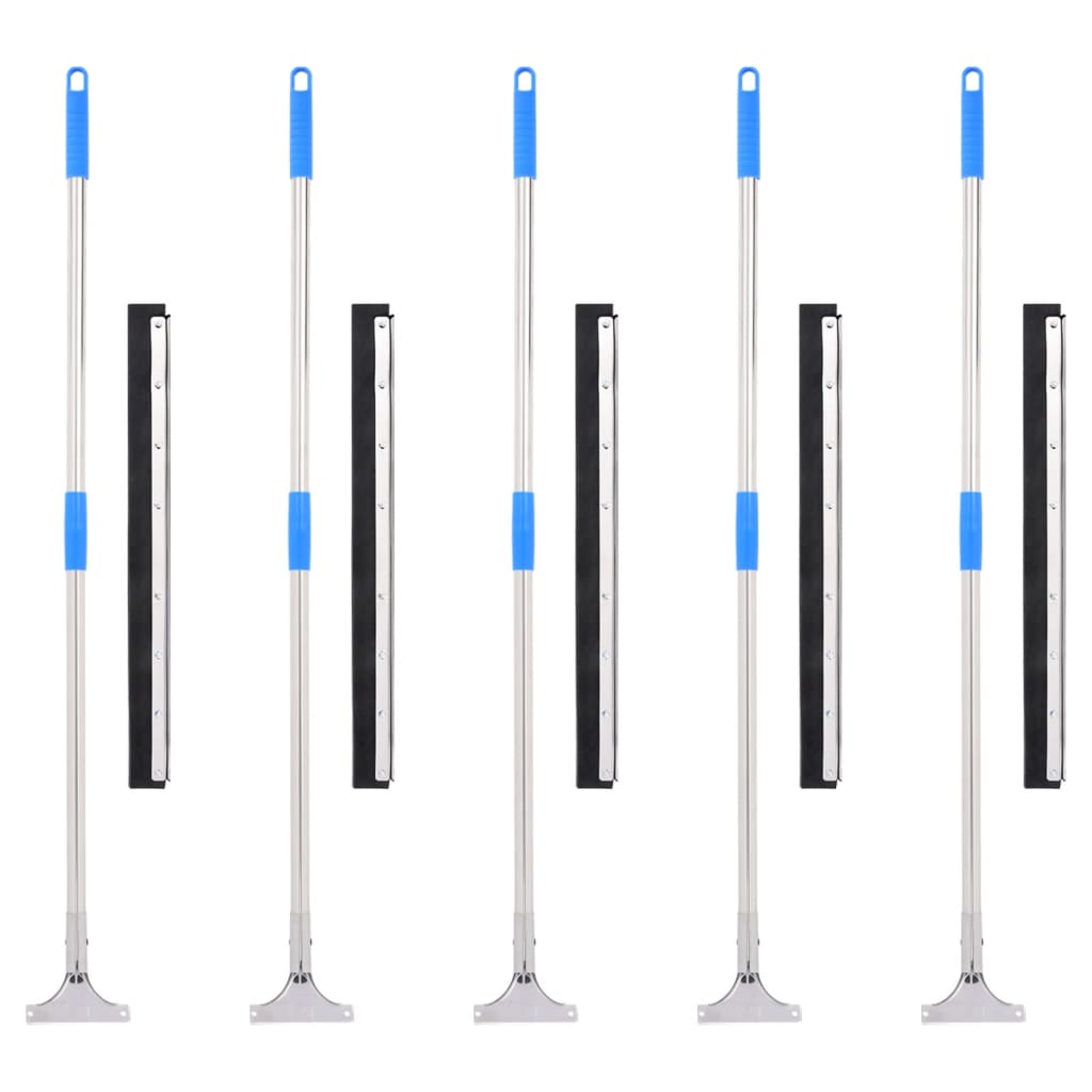 Vloertrekkers 5 st 60,5x119,5 cm staal en rubber