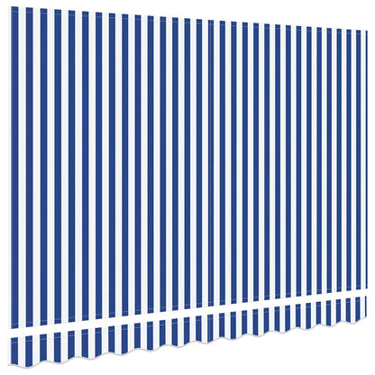 Vervangingsdoek voor zonnescherm Blauw en wit 250 x 200 cm