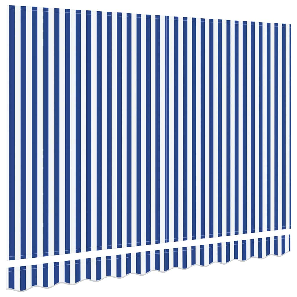 Vervangingsdoek voor zonnescherm Blauw en wit 350 x 200 cm