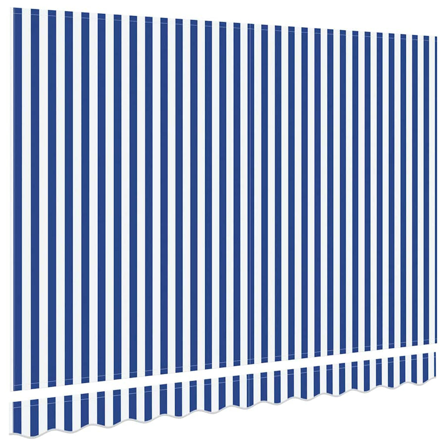 Vervangingsdoek voor zonnescherm Blauw en wit 350 x 200 cm