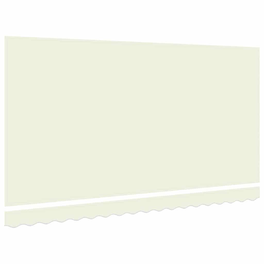 Vervangingsdoek voor zonnescherm Crème 380 x 195 cm Polyester