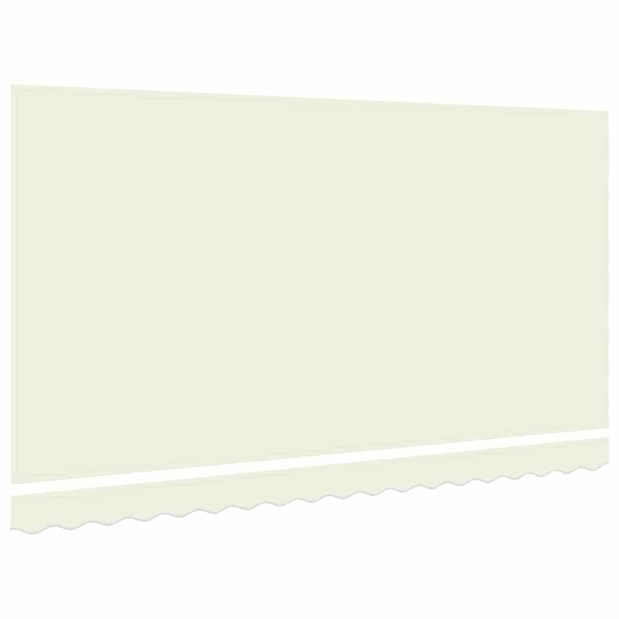 Vervangingsdoek voor zonnescherm Crème 380 x 195 cm Polyester