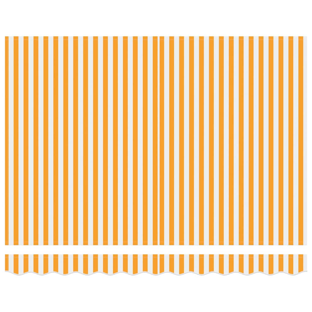 Vervangingsdoek voor zonnescherm Geel en wit 250 x 200 cm