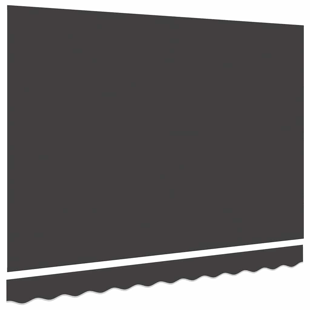 Vervangingsdoek voor zonnescherm Antraciet 350 x 200 cm Canvas