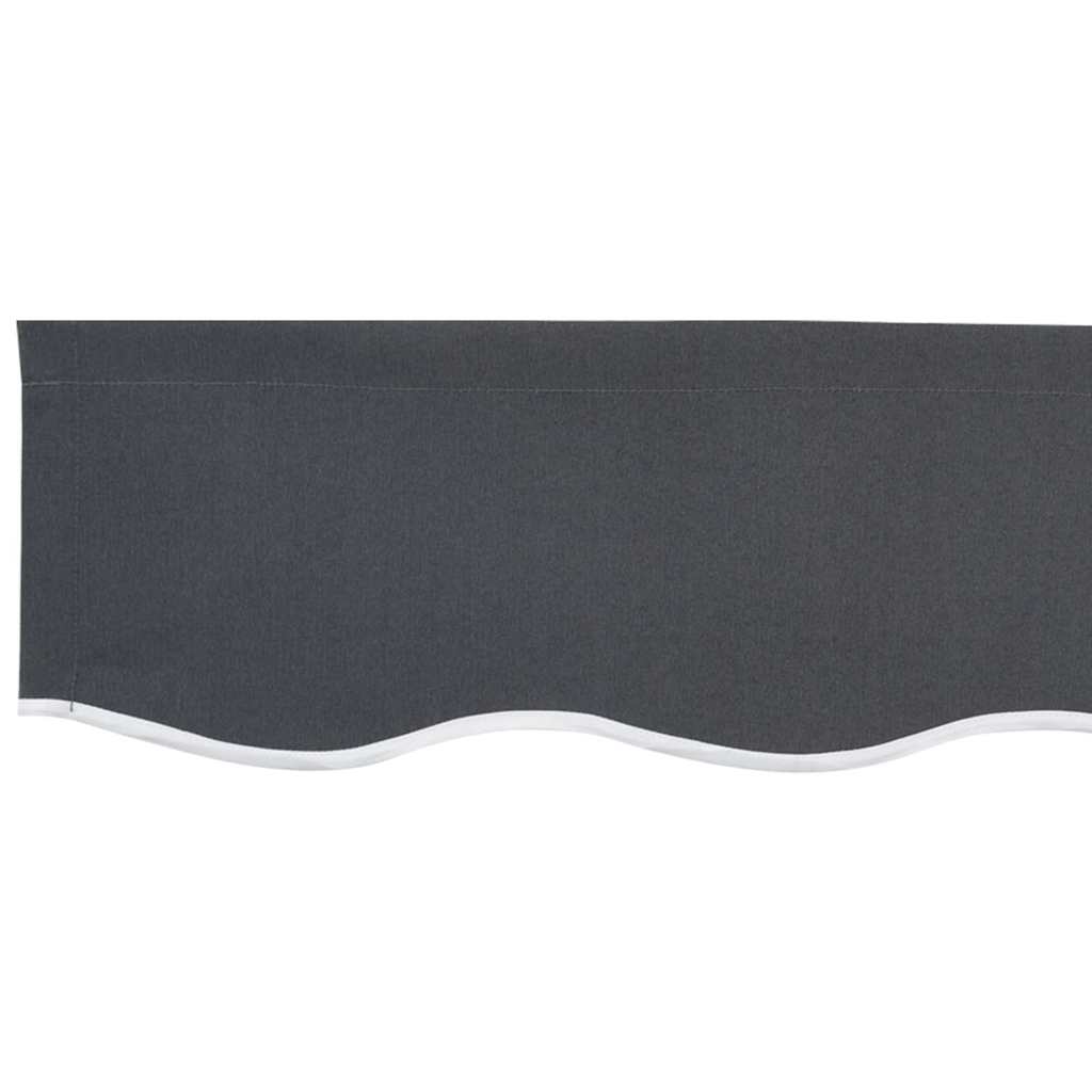 Vervangingsdoek voor zonnescherm Antraciet 400 x 200 cm Canvas