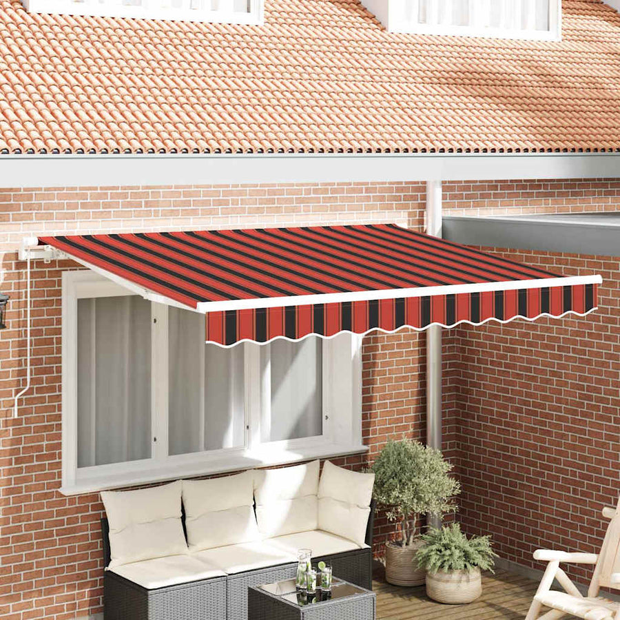 Vervangingsdoek voor zonnescherm Oranje en Bruin 3,5 x 2 m