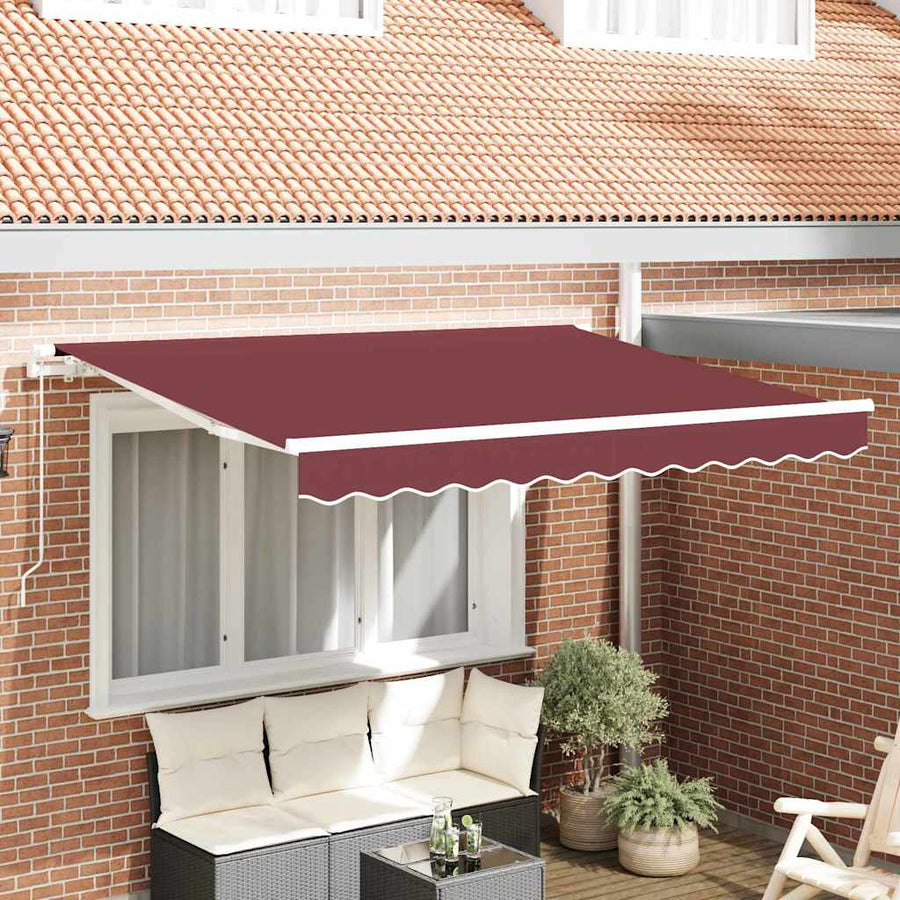 Vervangingsdoek voor zonnescherm Bordeauxrood 250 x 200 cm