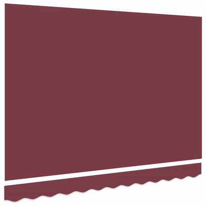 Vervangingsdoek voor zonnescherm Bordeauxrood 330 x 195 cm
