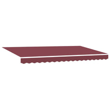 Vervangingsdoek voor zonnescherm Bordeauxrood 380 x 195 cm
