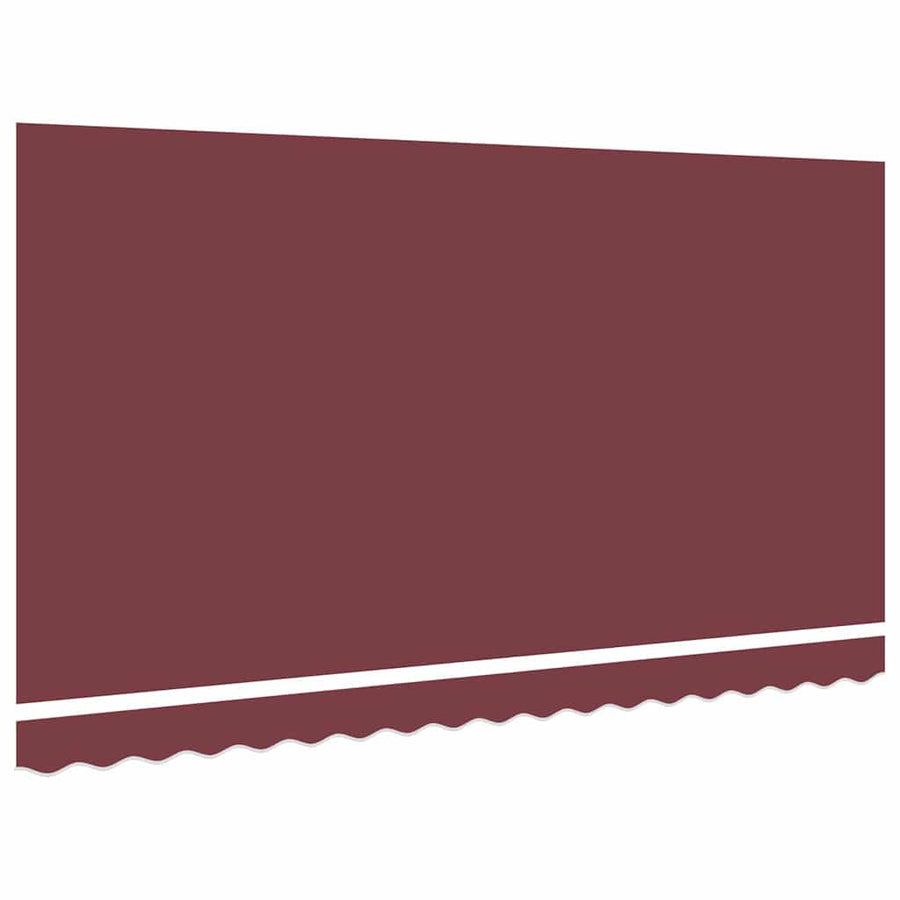 Vervangingsdoek voor zonnescherm Bordeauxrood 380 x 195 cm