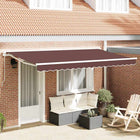 Zonneschermdoek 400x200 cm canvas bruin