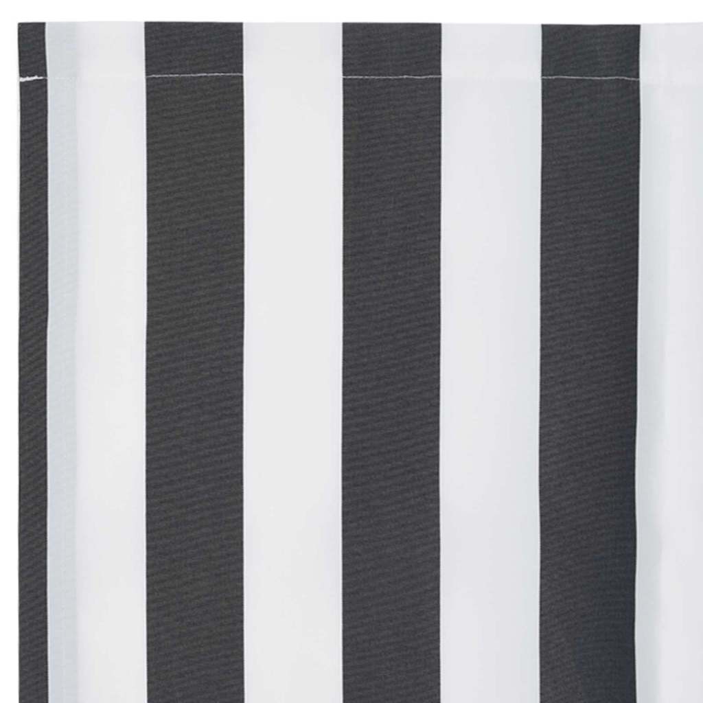 Vervangingsdoek voor zonnescherm Antraciet en Wit 330 x 195 cm