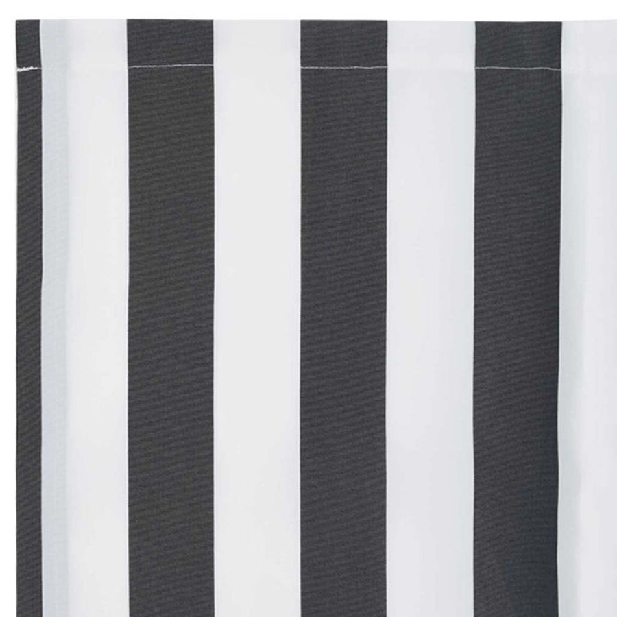 Vervangingsdoek voor zonnescherm Antraciet en wit 400 x 200 cm
