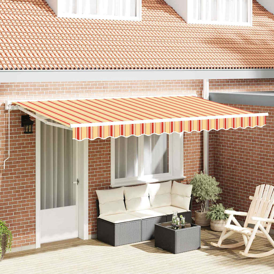 Vervangingsdoek voor zonnescherm Multikleur 4 x 2 m Polyester