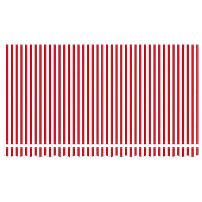 Vervangingsdoek voor zonnescherm Rood en Wit 380 x 195 cm