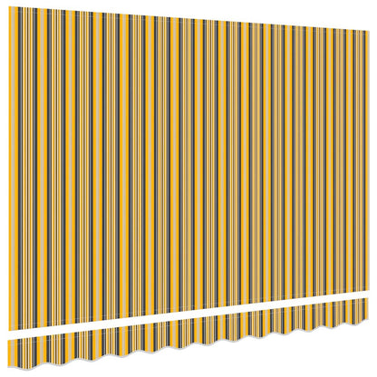 Vervangingsdoek Voor Zonnescherm Multikleur 330 X 195 Cm Geel/Grijs/Wit 350 x 200 cm