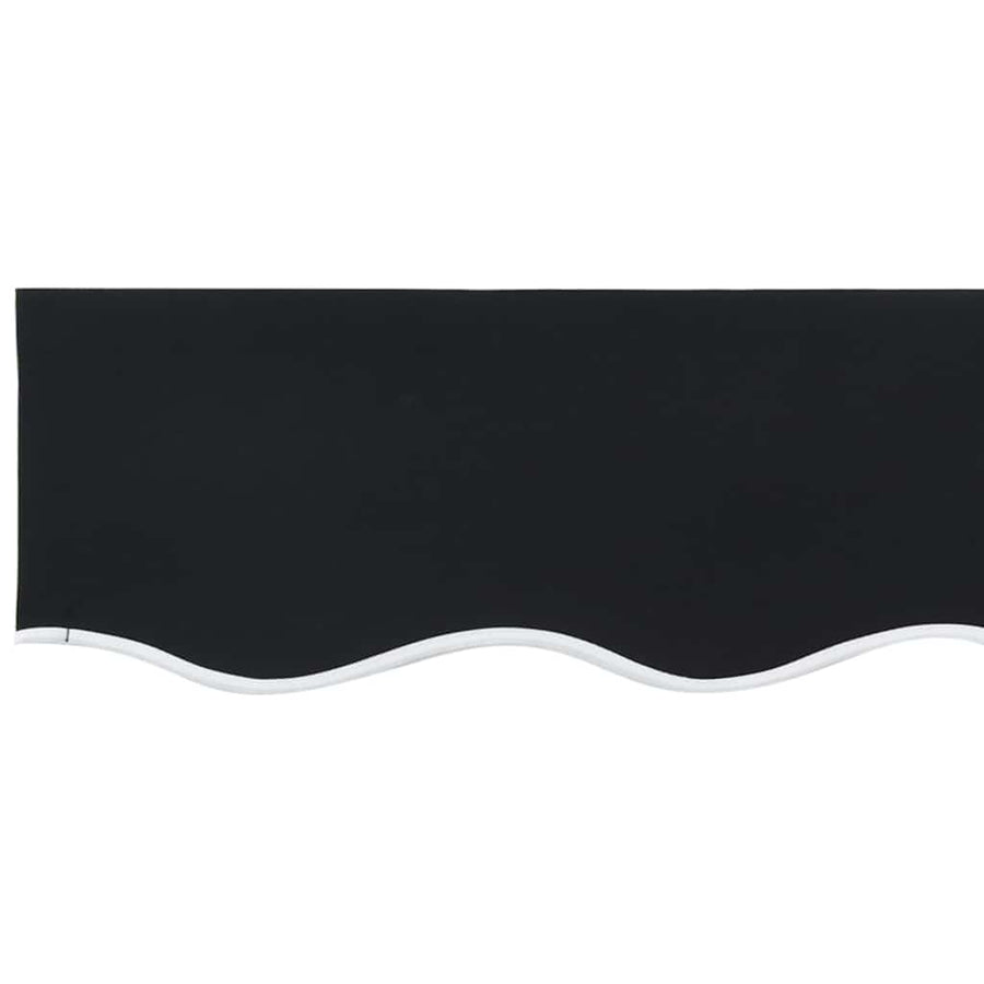 Vervangingsdoek voor zonnescherm Zwart 280 x 245 cm Polyester