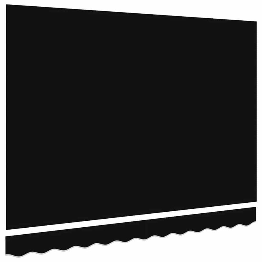 Vervangingsdoek voor zonnescherm Zwart 280 x 245 cm Polyester