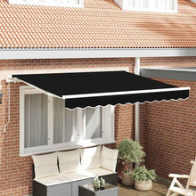 Vervangingsdoek voor zonnescherm Zwart 330 x 245 cm Polyester