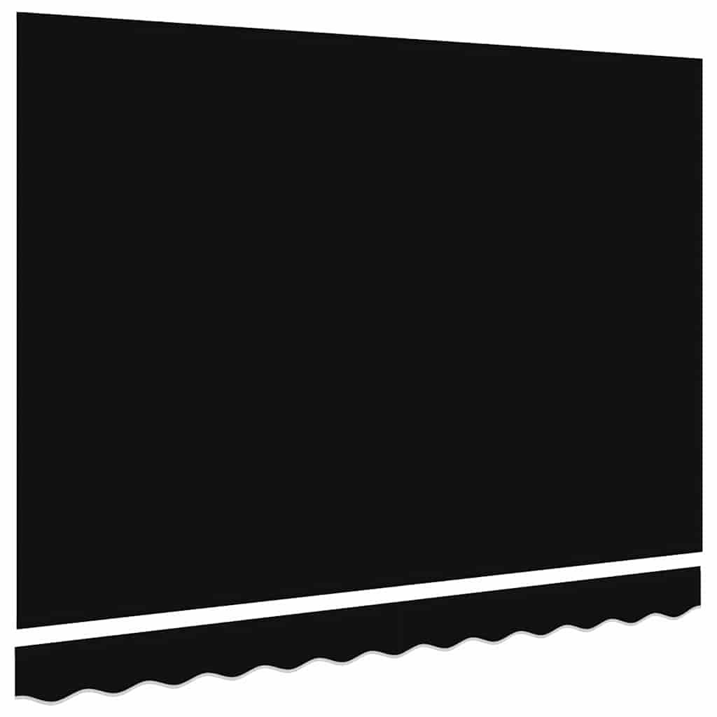 Vervangingsdoek voor zonnescherm Zwart 330 x 245 cm Polyester