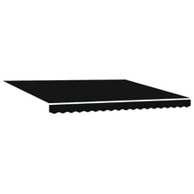 Vervangingsdoek voor zonnescherm Zwart 380 x 295 cm Polyester