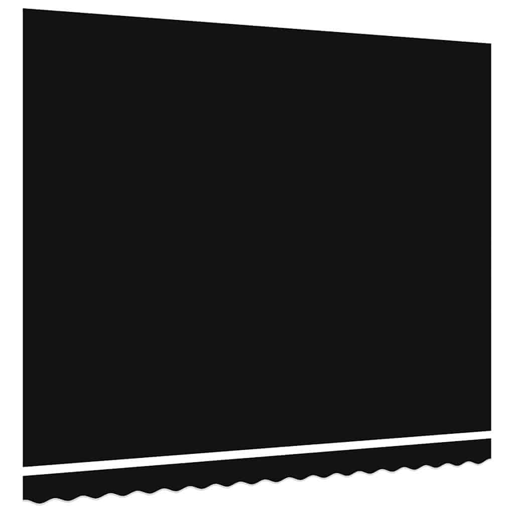 Vervangingsdoek voor zonnescherm Zwart 380 x 295 cm Polyester