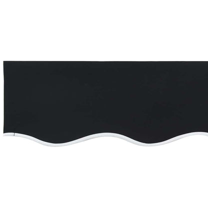 Vervangingsdoek voor zonnescherm Zwart 430 x 295 cm Polyester
