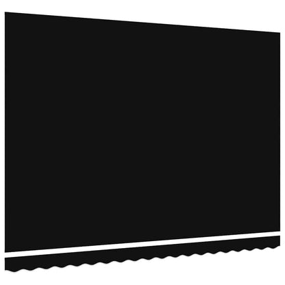 Vervangingsdoek voor zonnescherm Zwart 430 x 295 cm Polyester