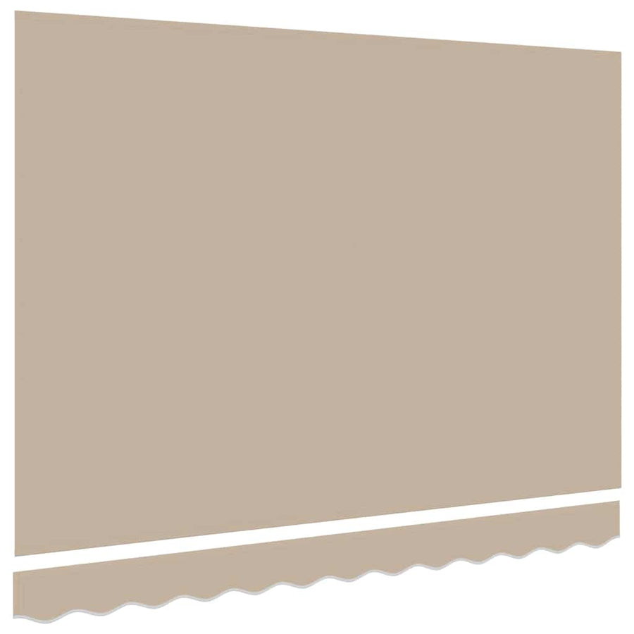 Vervangingsdoek voor zonnescherm Beige 350 x 200 cm Canvas