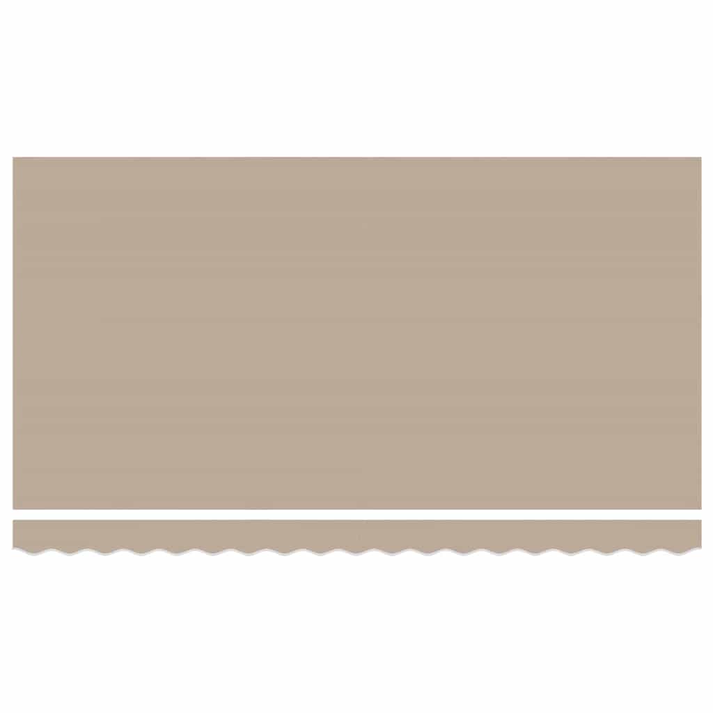 Vervangingsdoek voor zonnescherm Beige 4 x 2 m Polyester