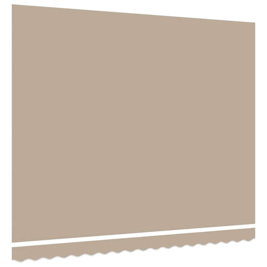 Vervangingsdoek voor zonnescherm Beige 380 x 345 cm Polyester