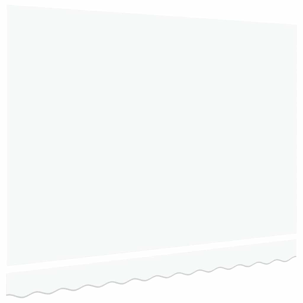 Vervangingsdoek Voor Zonnescherm 330 X 195 Cm Polyester Wit 350 x 200 cm
