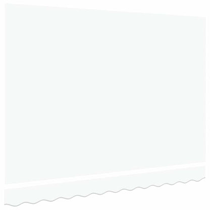 Vervangingsdoek Voor Zonnescherm 330 X 195 Cm Polyester Wit 350 x 200 cm