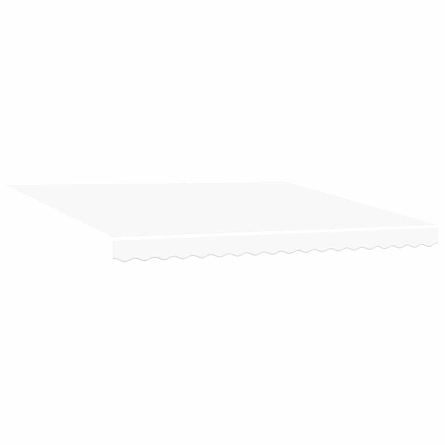 Vervangingsdoek voor zonnescherm Wit 380 x 345 cm Polyester