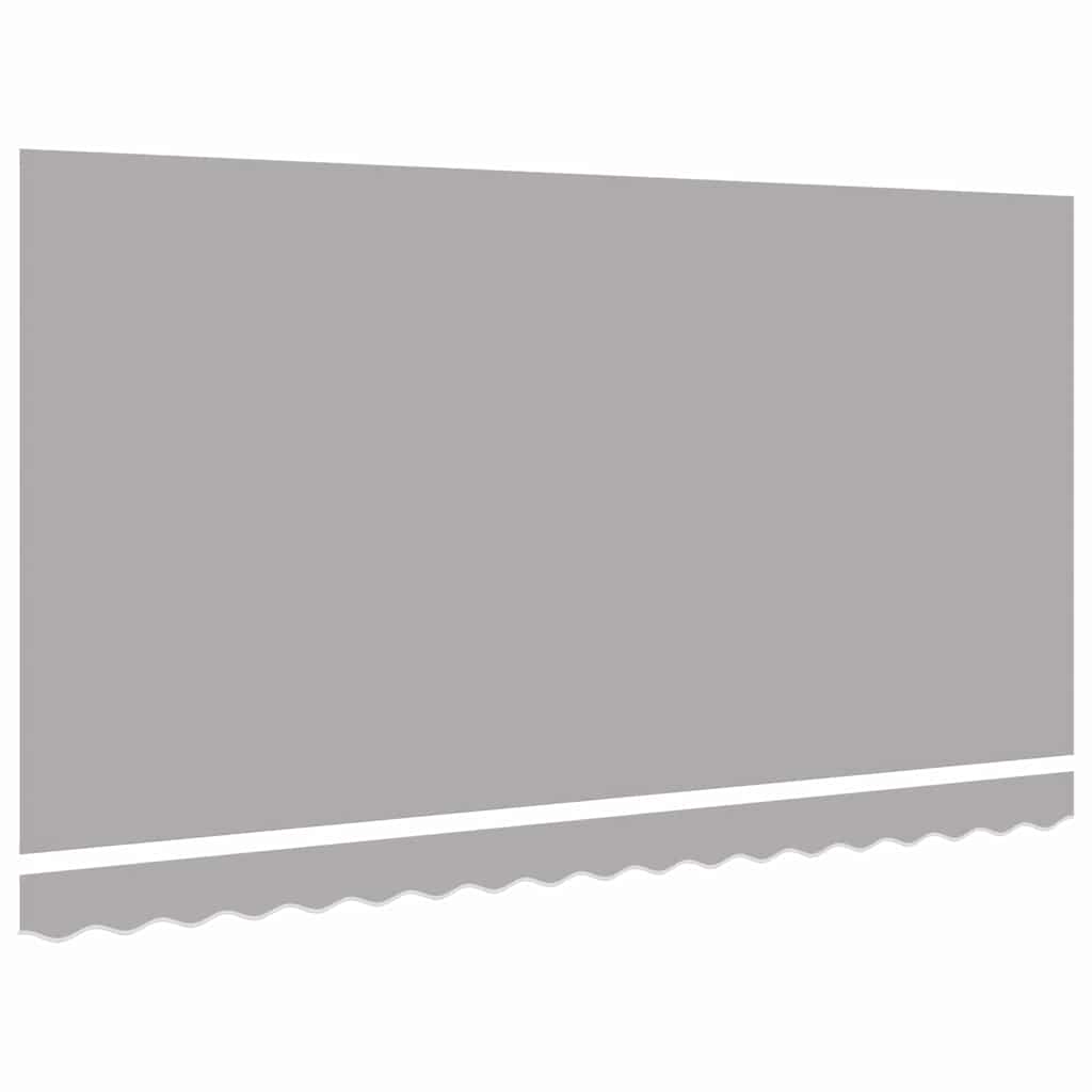 Vervangingsdoek Voor Zonnescherm Canvas Lichtgrijs 400 x 200 cm