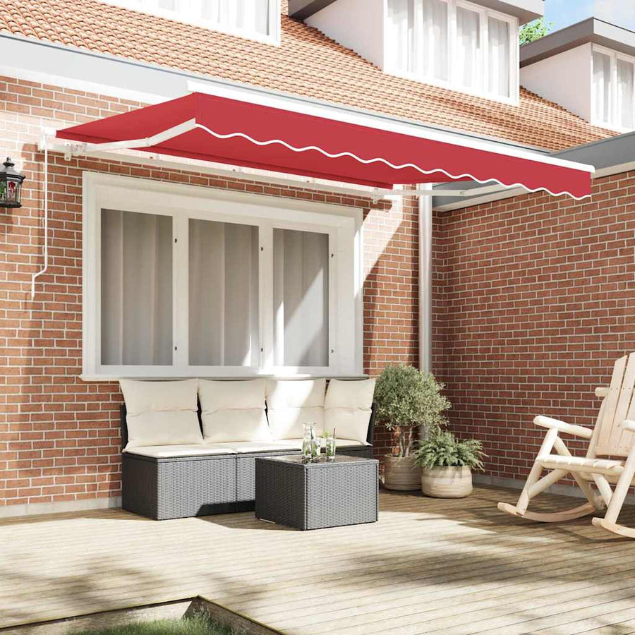 Vervangingsdoek voor zonnescherm Rood 280 x 245 cm Polyester