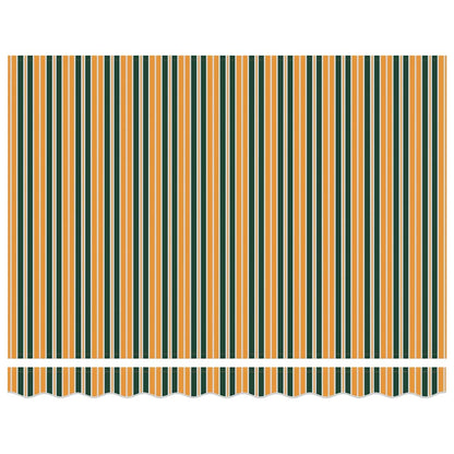 Vervangingsdoek Voor Zonnescherm Groen En Geel 250 x 200 cm