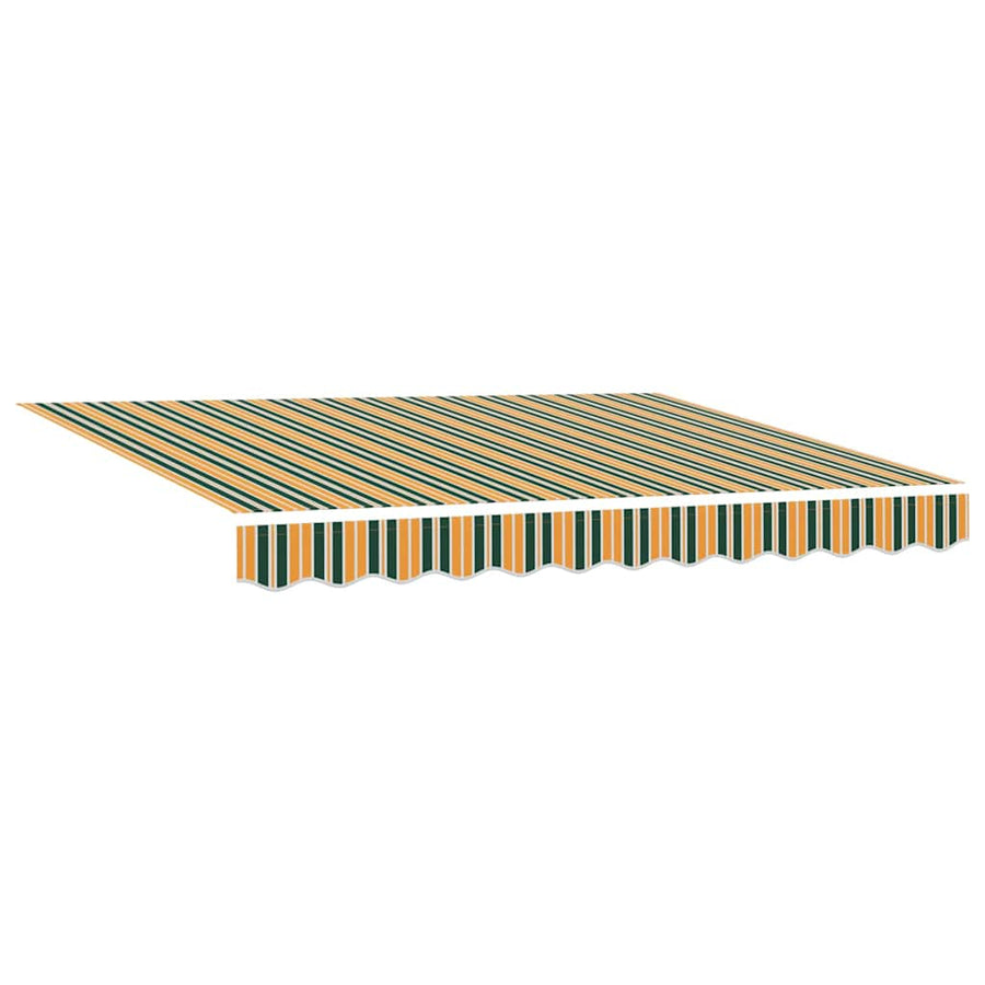 Vervangingsdoek voor zonnescherm Groen en geel 280 x 245 cm
