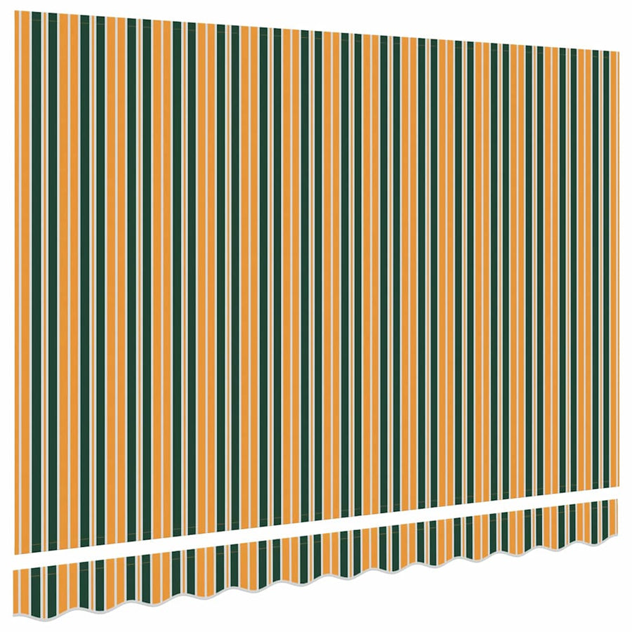 Vervangingsdoek voor zonnescherm Groen en geel 280 x 245 cm