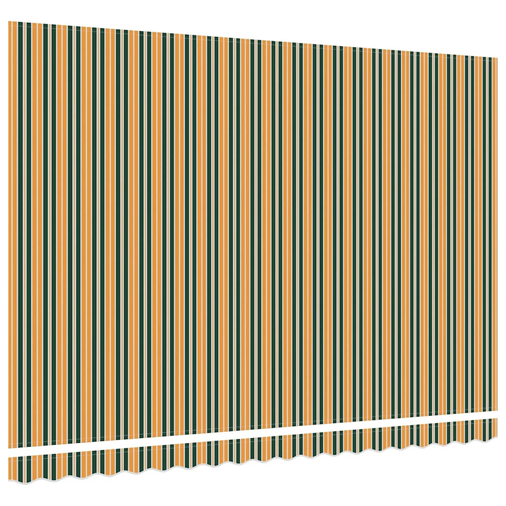 Vervangingsdoek voor zonnescherm Groen en geel 450 × 350 cm