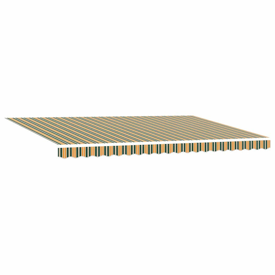 Vervangingsdoek Voor Zonnescherm Groen En Geel 500 × 300 cm