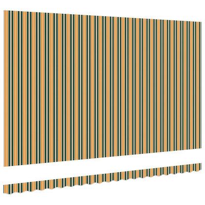 Vervangingsdoek Voor Zonnescherm Groen En Geel 500 × 300 cm