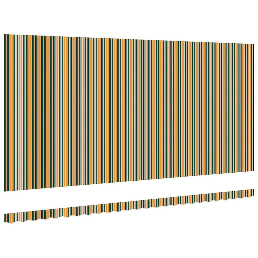 Vervangingsdoek voor zonnescherm Groen en geel 580 x 295 cm