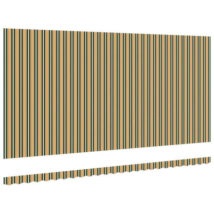 Vervangingsdoek Voor Zonnescherm Groen En Geel 600 × 350 cm